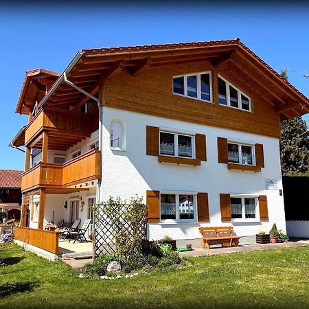 23 Neu Erbaute Ferienwohnung Mit Schloss- Und Panoramablick Halblech Dış mekan fotoğraf
