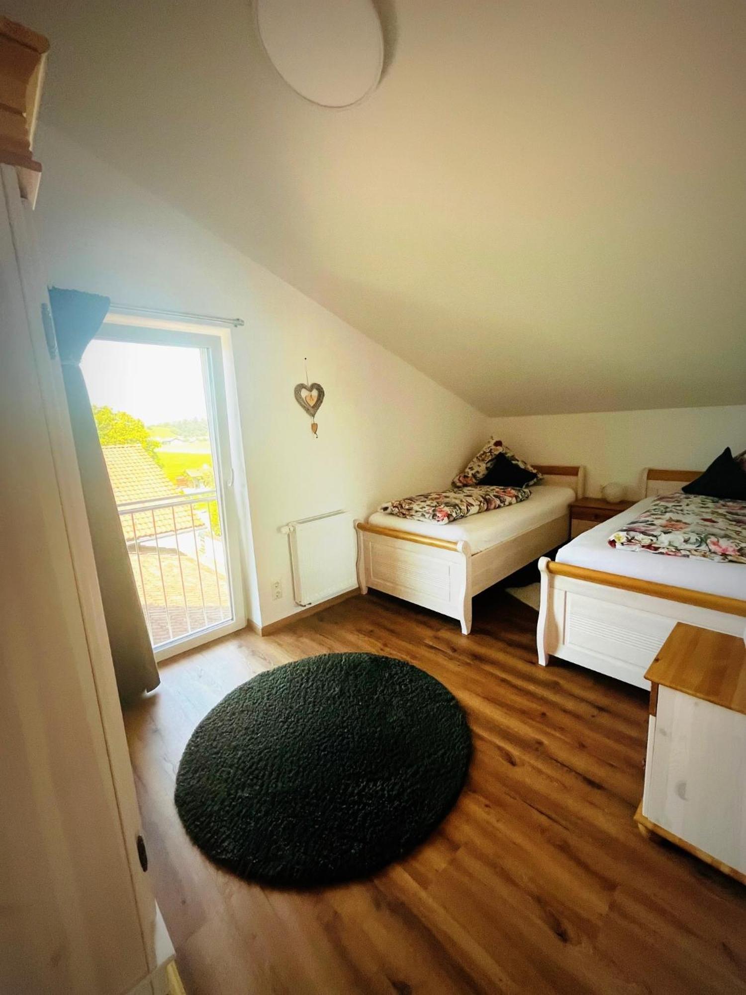 23 Neu Erbaute Ferienwohnung Mit Schloss- Und Panoramablick Halblech Dış mekan fotoğraf