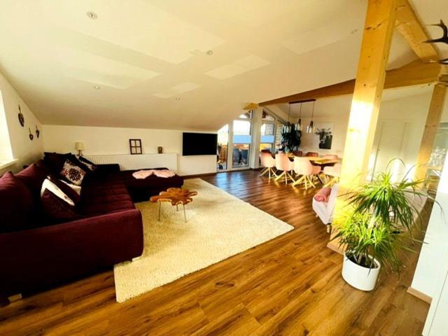 23 Neu Erbaute Ferienwohnung Mit Schloss- Und Panoramablick Halblech Dış mekan fotoğraf