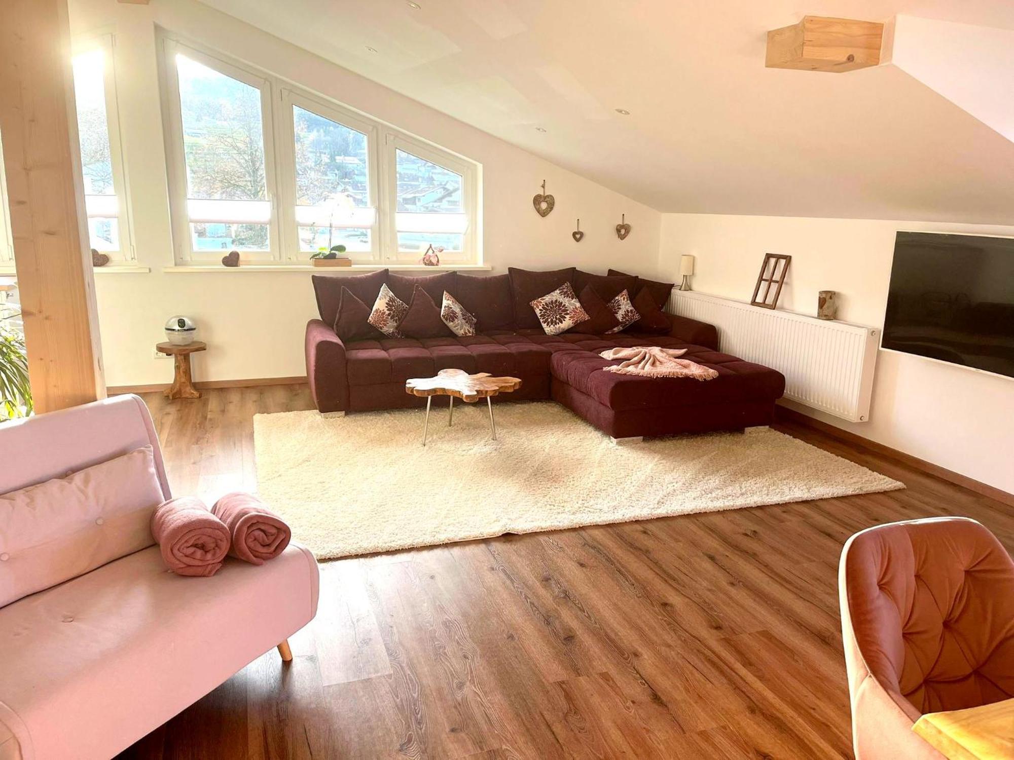 23 Neu Erbaute Ferienwohnung Mit Schloss- Und Panoramablick Halblech Dış mekan fotoğraf